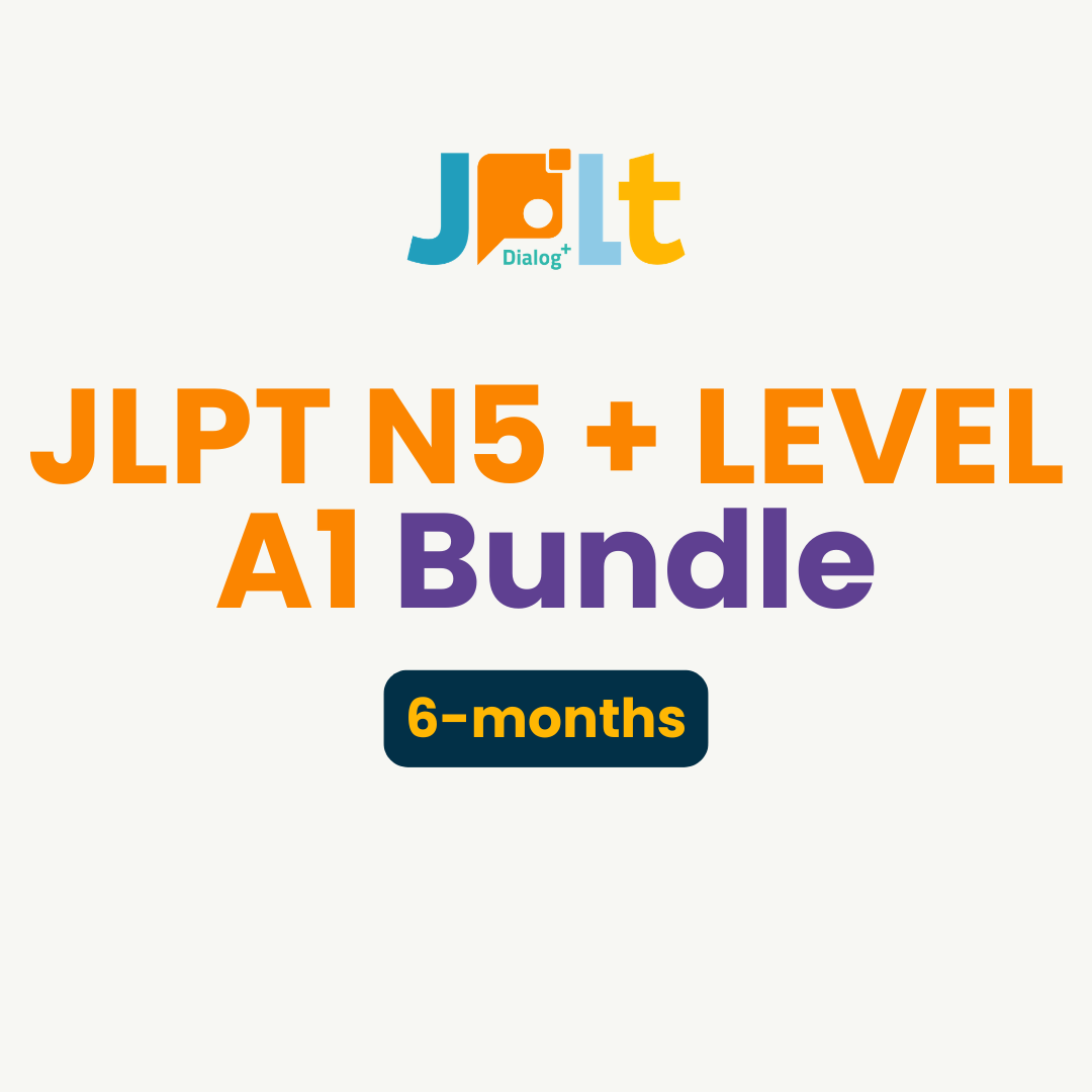 JLPT N5 + LEVEL A1 Bundle — 6 Months
